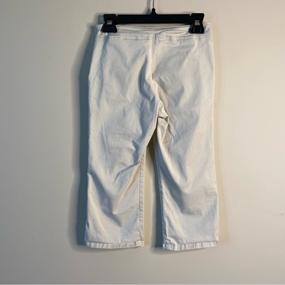 Old Navy Girl’s Side Zipper White Capri Pant size 10 - Picture 5 of 7